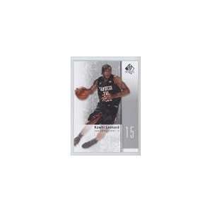    2011 12 SP Authentic #27   Kawhi Leonard Sports Collectibles