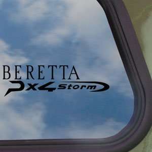 Beretta PX4 Storm Black Decal Handgun Truck Window Sticker  
