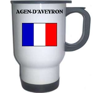  France   AGEN DAVEYRON White Stainless Steel Mug 