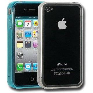   Around Case for iPhone 4   Set of Two   Fits AT&T iPhone   Clear/ Blue