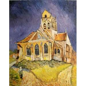 Church Chapel Impressionist Oil Painting on Canvas 16x20 Hand Painted 