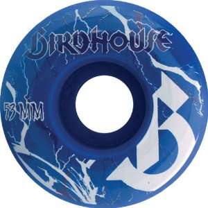  Birdhouse Lightning Logo 53mm Blue Sale Skateboard Wheels 