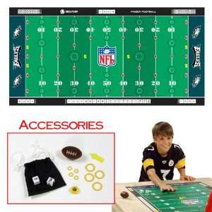    NFLR Licensed Finger FootballT Game Mat   Eagles Toys & Games