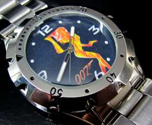 NEW Rotating Bezel Watch / James Bond 007 Logo #2  