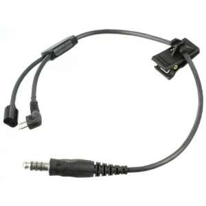  Peltor Extension Cables Microphone Y cable harness 