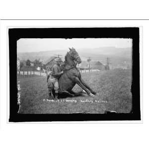  Historic Print (M) U.S. Army horse stunts, B Troop, 15th 