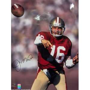 Joe Montana San Franscisco 49ers   Passing   16x20 Autographed 
