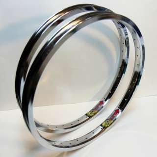 NOS Araya Super 7X Chrome 36 hole Pair of Rims, Hoops BMX, Freestyle 