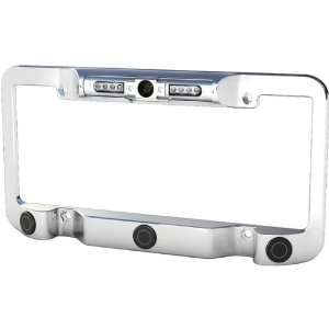 AWM Power Acoustik Lp 2Csc License Plate Frame With Color Camera 