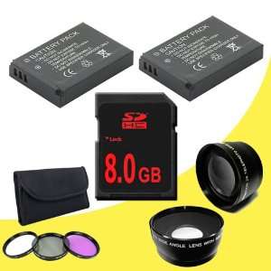 Filter Kit + Wide Angle Lens + 2x Telephoto Lens for Nikon D3000 D5000 