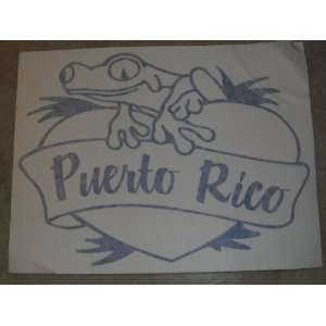  Puerto Rico Decal Sticker (COQUI) 