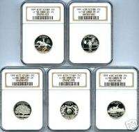 1999 S 5 pc State 25c Silver NGC PR69 UCAM   Buy NOW  