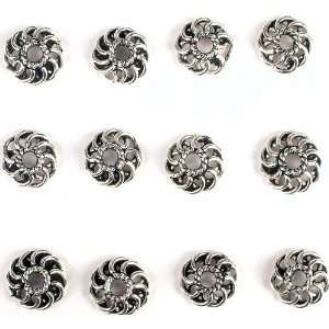  Twirling Caps (Price per 10 Pieces)   Sterling Silver 