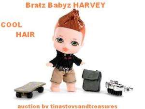 BRATZ Babyz The Movie HARVEY Hair Flair Doll NeW in BoX  