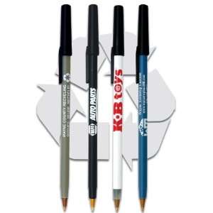  Custom Printed Recycled Stick Pen   Eco Friendly 