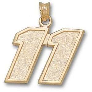  Jason Leffler #11 Solid 10K Gold 5/8 Pendant Sports 