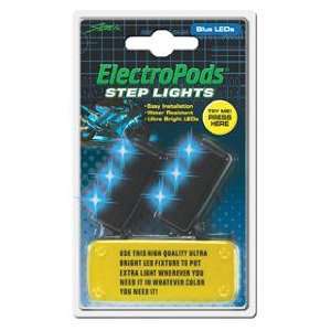  StreetFX Electropods Step Lights   Blue with Chrome Case 