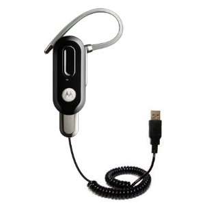  Coiled USB Cable for the Motorola H17txt with Power Hot 