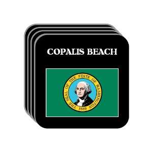 US State Flag   COPALIS BEACH, Washington (WA) Set of 4 Mini Mousepad 