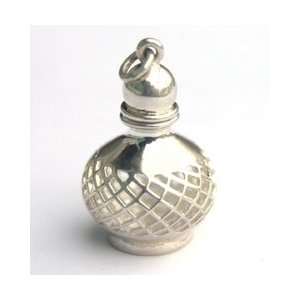  Aromatherapy Jewelry Genie Bottle, Silver