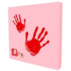  Baby and Me Handprint Wall Art   Pink Toys & Games