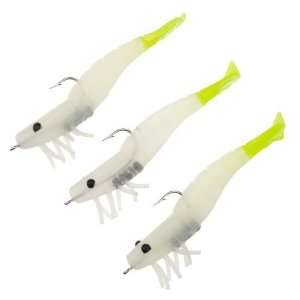  D.O.A. Fishing Lures 3 Standard Shrimp Rigged Plastic 