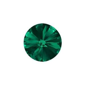  1122 12mm Rivoli Emerald Arts, Crafts & Sewing