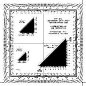 Graphic Training Aid, Coordinate Scale and Protractor 