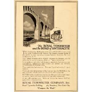  1917 Ad Royal Typewriter Tunkhannock Viaduct Lackawanna 