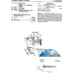  NEW Patent CD for MICROSURGICAL OPERATING UNIT Everything 