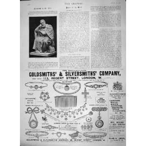   1897 Statue Dr. Dale Goldsmith Silversmith Jewellers