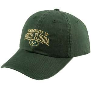  Zephyr South Florida Bulls Green Arched Logo Hat Sports 