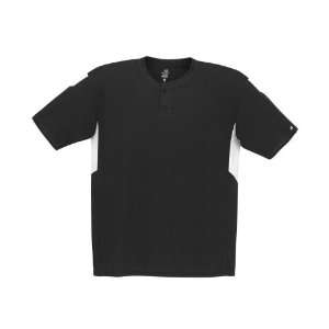  Badger Sportswear Youth Diamond Placket T Shirt. 2939 