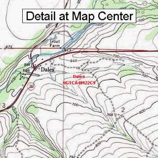 USGS Topographic Quadrangle Map   Dales, California (Folded/Waterproof 
