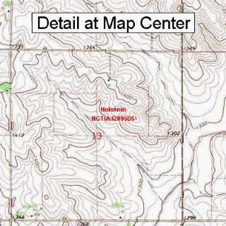  USGS Topographic Quadrangle Map   Holstein, Iowa (Folded 