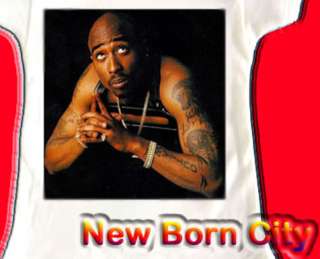 Pac Shakur rap onesie baby music Tupac shower gift *  