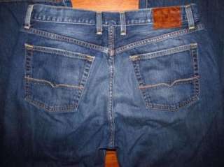 Mens Lucky Brand 181 Ashbury Bootleg Zip Fly Jeans size 34 x 29 Short 