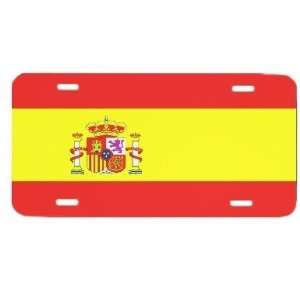  Spain Spanish Espana Flag Auto License Plate Automotive