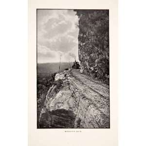  1901 Print Sensation Rock Ceylon Railway Railroad Balana 