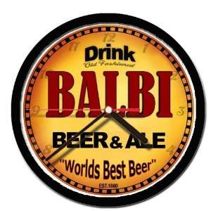  BALBI beer and ale wall clock 