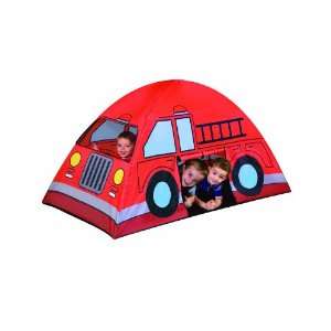  INDOOR/OUTDOOR FIRE TRUCK PLAY TENT WITH CARRY BAG Toys & Games
