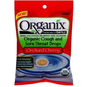  Throat Drops Orchard Cherry 24 CT   Organix Health 