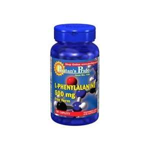  L Phenylalanine 500 mg 500 mg 50 Caplets Health 