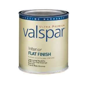  Valspar Ultra Premium Quart Interior Flat Finish Standard Paint 