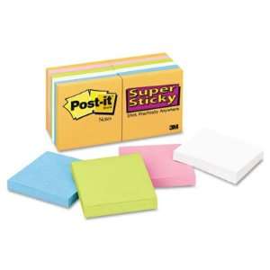   MMM65412SSAN   Post It Super Sticky Neon Fusion Notes