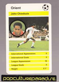 JOHN CHIEDOZIE Orient Football Soccer TOP TRUMPS CARD  
