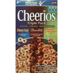   Triple Pack with Frosted, Chocolate, and Apple Cinnamon Cheerios Net