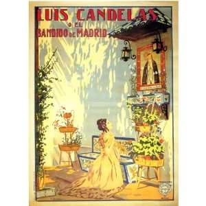  Luis Candelas O El Bandido de Madrid Movie Poster (27 x 40 