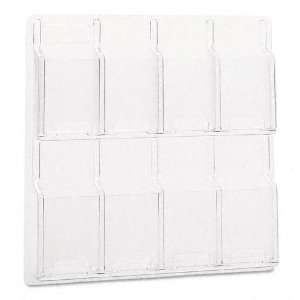  Reveal Clear Literature Displays 8 Compartments 20 5/8W X 