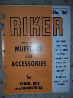 1968 Riker Muffler Heavy Auto Parts Catalog Truck Bus v  
